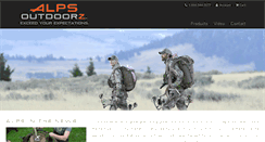 Desktop Screenshot of alpsoutdoorz.com